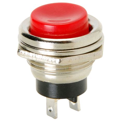 Momentary N C Panel Mount Push Button Switch 4a 125v