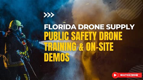 public safety drone training  site demos florida drone supply youtube