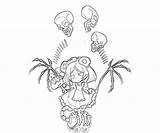 Skullgirls Bloody Marie Coloring Pages Face Printable Another sketch template