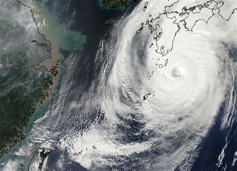 typhoon phanfone hits japan spaceref
