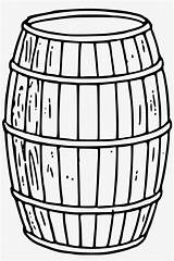 Barrel Clipart Whiskey Line Keg Transparent Webstockreview sketch template
