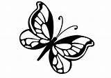 Papillon Papillons Butterfly Coloriages Mariposa Cuello Coloringhome sketch template