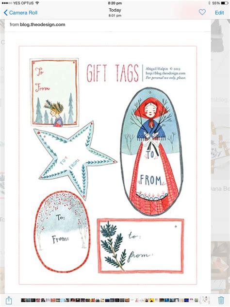 holiday gift tags special christmas gift merry  christmas