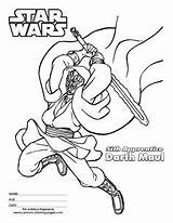 Savage Opress Pages Coloring Wars Star Getdrawings Getcolorings sketch template