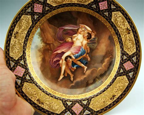 gorgeous plate viennese imperial porcelain manufactory vintage dated 1790 at 1stdibs