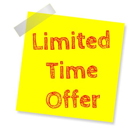 limited time offer deal   day deal royalty  stock illustration image pixabay