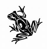 Frog Tribal Tattoo Jellyfish Totem sketch template