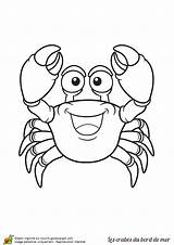 Crabe Humeur Hugolescargot Coloriages sketch template
