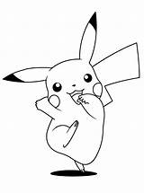 Coloring Pikachu Pokemon Pages Choose Board sketch template