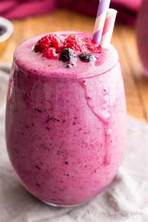 easy berry smoothie recipe beaming baker berry smoothie recipe