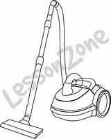 Vacuum Cleaner Drawing Coloring Getcolorings Pages Getdrawings Color sketch template