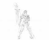 Soulcalibur sketch template
