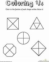 Fractions Fraction Identifying sketch template