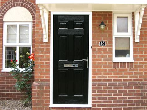 regency black ft composite front door set flying doors