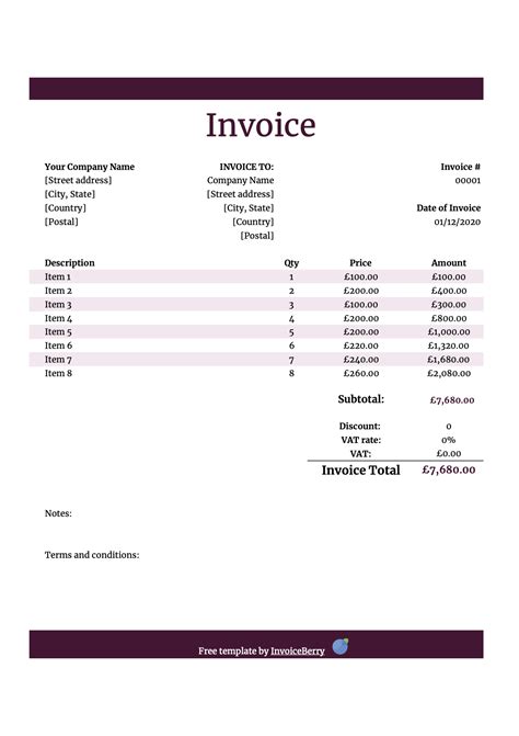 invoice template uk pounds gif invoice template ideas