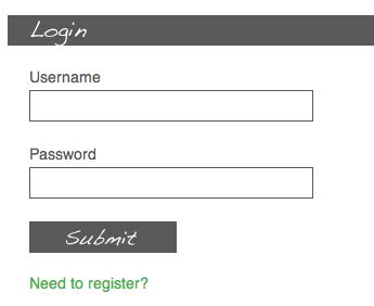 account login code sample branch cms documentation