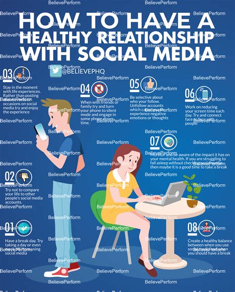 how to have a healthy relationship with social media believeperform