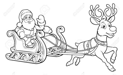 santa claus   flying christmas sleigh sled  reindeer