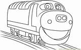 Coloring Brewster Running Chuggington Pages Coloringpages101 sketch template