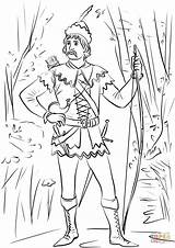 Coloring Robin Hood Pages Sherwood Forest Printable Drawing Young Games Search sketch template