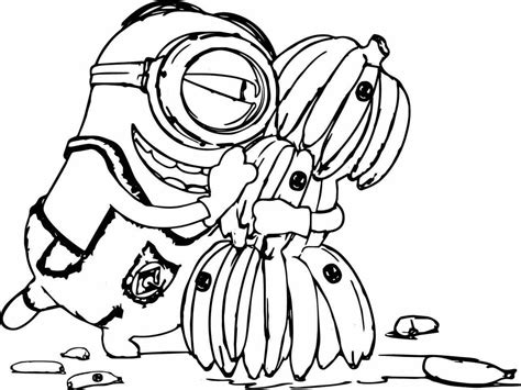 banana coloring pages  coloring pages  kids