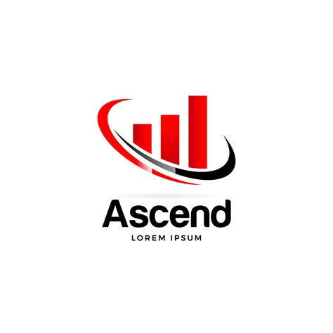 ascend business logo  vector art  vecteezy