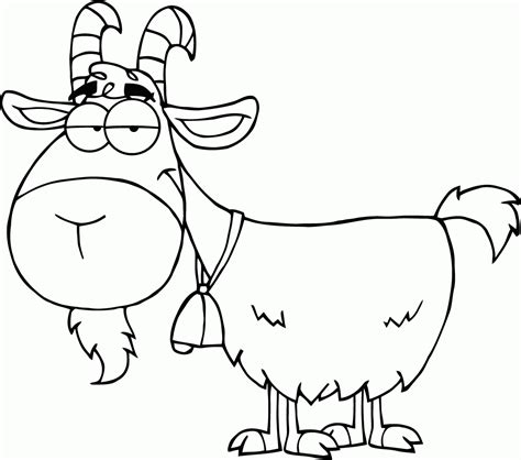 printable goat coloring page  kids coloring home