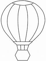 Coloring Air Balloon Hot Transportation Pages Printable Getcolorings Color sketch template