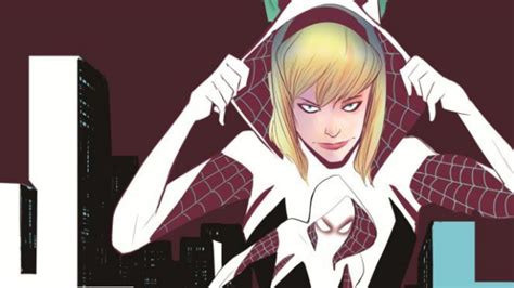 meet gwen stacy spider woman first look edge of spider verse 2 comic vine