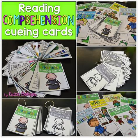 reading comprehension cueing cards ericas ed ventures bloglovin