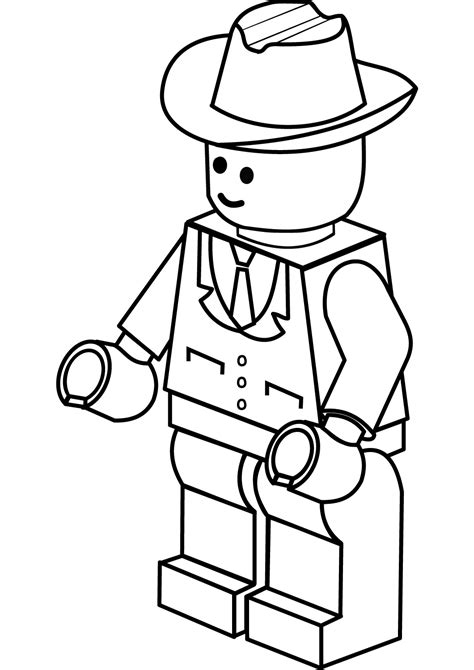 lego emmet coloring page  coloring pages