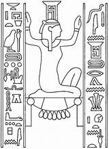 Nephthys Egiziani Usate Matite Segno Vengono Dolcezza sketch template