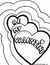 Coloring Valentine Pages Printable Days Valentines Spongebob Google sketch template