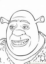 Shrek Coloring Third Pages Printable Cartoons Color sketch template