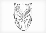 Panther Mask Drawing Printable Lego Step Word Search sketch template