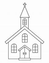 Church Coloring Drawing Pages Building Kids Choose Board Preschool Sunday Craft Etsy Paintingvalley sketch template
