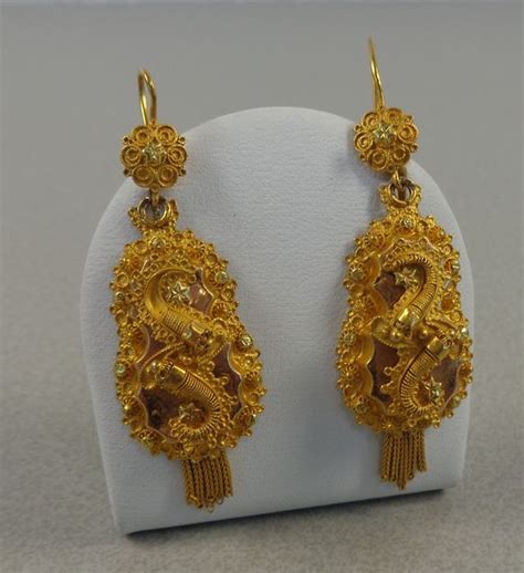gouden oorbellen hollandse klederdracht provincie catawiki