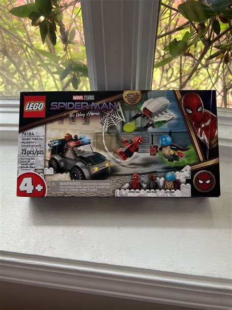 lego marvel spider man  mysterios drone attack   home   pcs   ebay