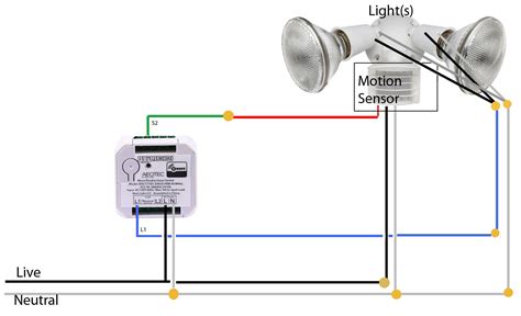 diagram wiring diagram  motion flood light mydiagramonline