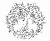 Mandala Celtic Coloring Tree Mandalas Color Pages Adults Life Complicated Simple Zen Level Incredible Stress Anti sketch template