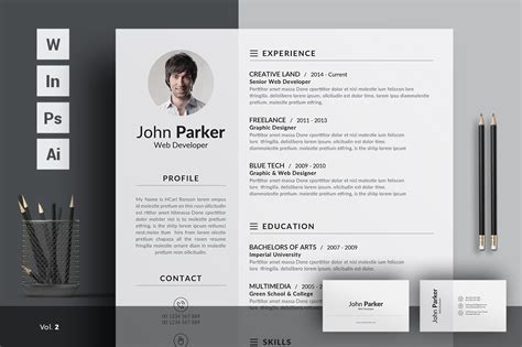 Resume Cv ~ Resume Templates ~ Creative Market