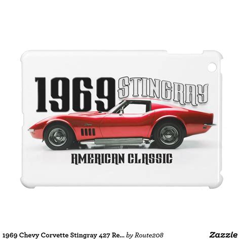 chevy corvette stingray  red classic car ipad mini cover case gifts chevy corvette
