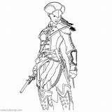 Creed Coloring Firenze Auditore Ezio sketch template