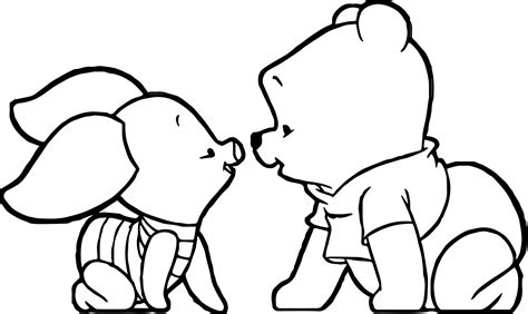 baby pooh bear coloring page bellajapapu
