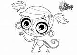 Coloring Minka Pages Littlest Pet Mark Shop Kids Printable sketch template