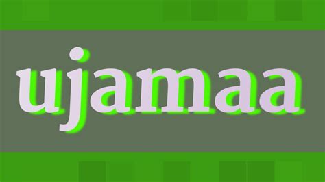 ujamaa pronunciation   pronounce ujamaa youtube