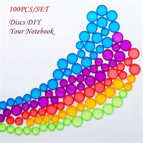 discbound discs diy disbound notebook accessories colorful discbound