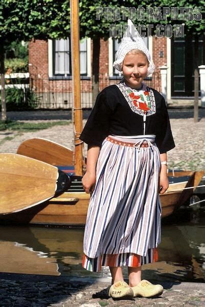 dutch girl  traditional costume  strips   dress