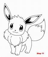 Coloring Eevee Pokemon Pages Evolutions Printable Library Clipart sketch template