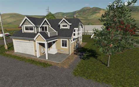 farm house placeable residential house   fs farming simulator  mod fs mod